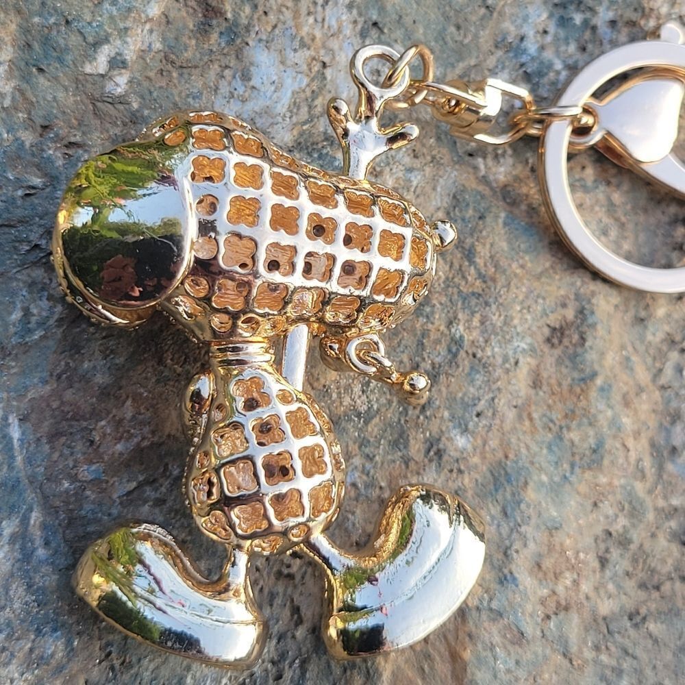 Austrian Crystal Dog Keychain‎ - Picture 3 of 8